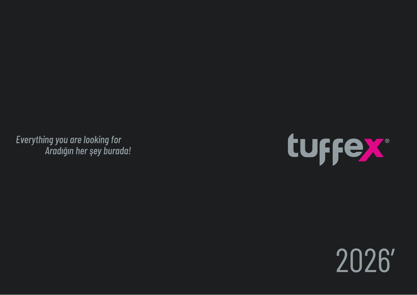 TUFFEX 2026 katalog sayfası 1