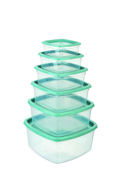 Pure 6 Pcs Square Storage Box Set