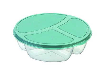 Bento Round Divided Storage Box