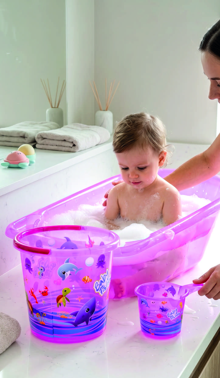 Patterned Big Baby Bath Tub