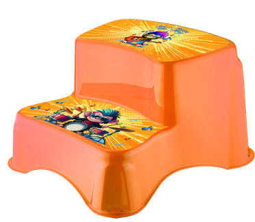 Patterned Two Step Stool