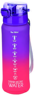 Double Color Soft Touch Polo Water Bottle