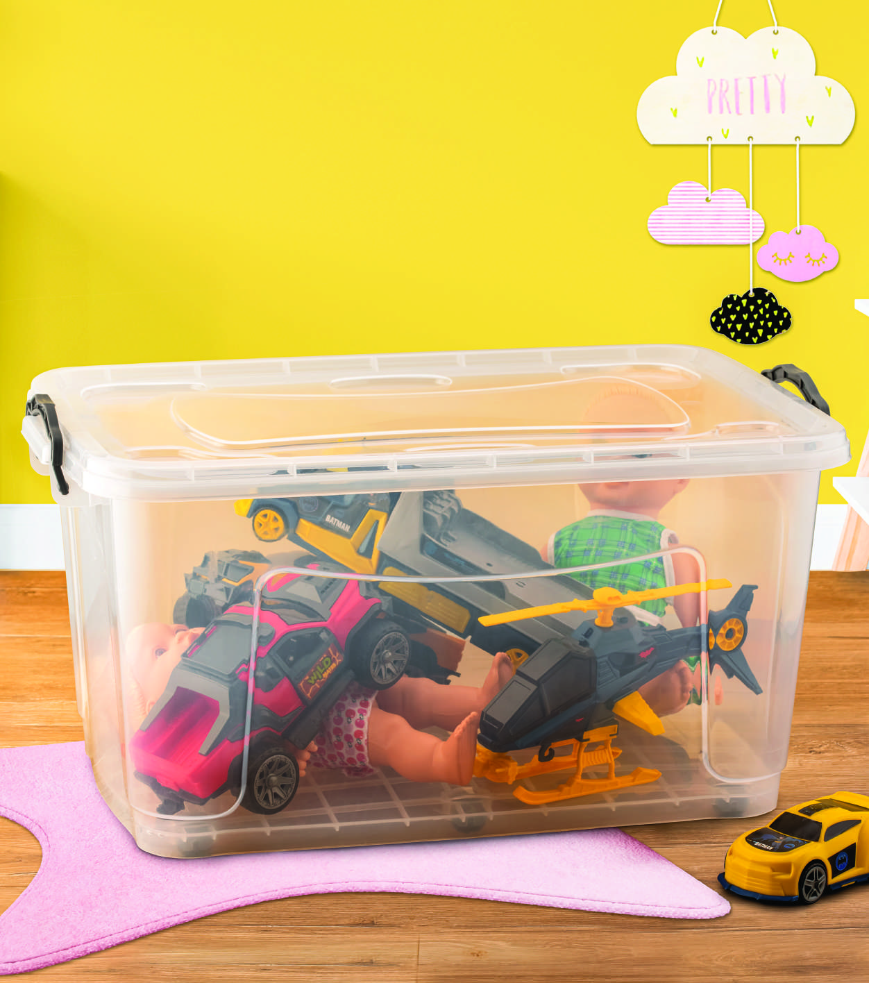Roller Storage Box with Wheels